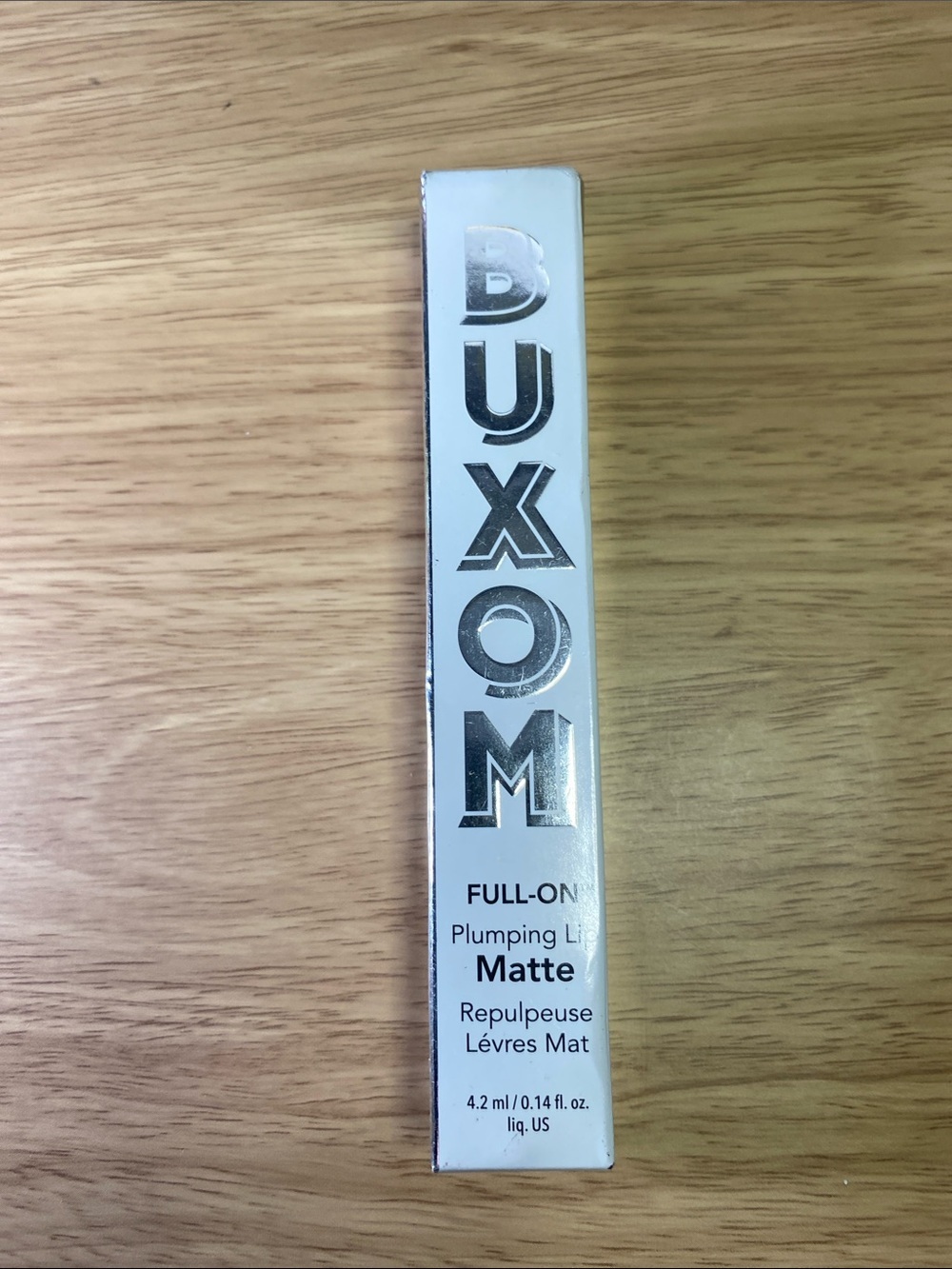 Buxom Full-On Plumping Lip Cream Matte - White & Silver Box